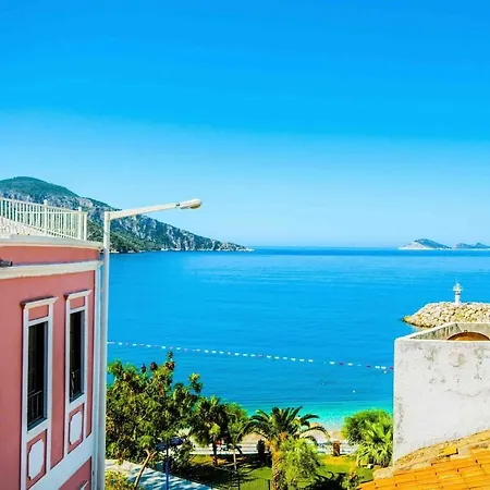 House With Blue Balcony Kaş