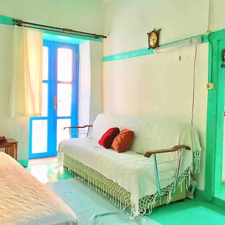 House With Blue Balcony Kas