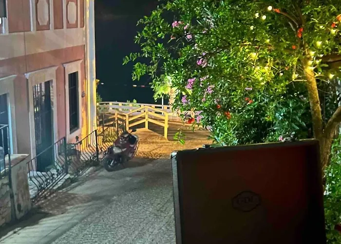 House With Blue Balcony * Kas